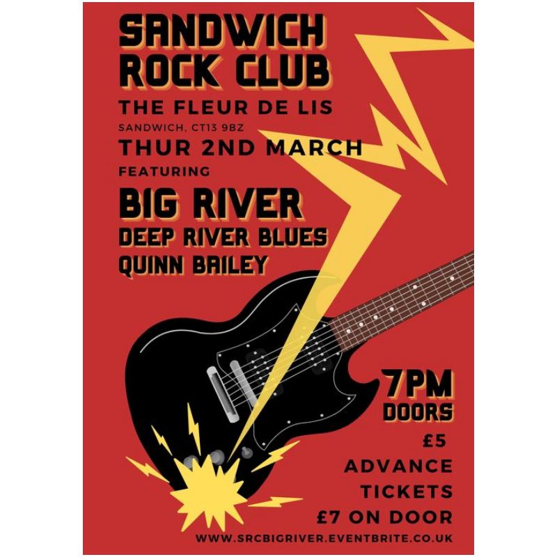 Image representing Sandwich Rock Club at The Fleur De Lis from Sandwich Is Open