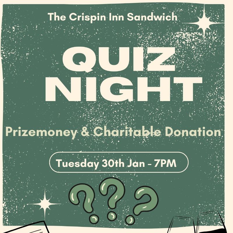 Image representing Quiz Night at The Crispin Inn from Sandwich Is Open